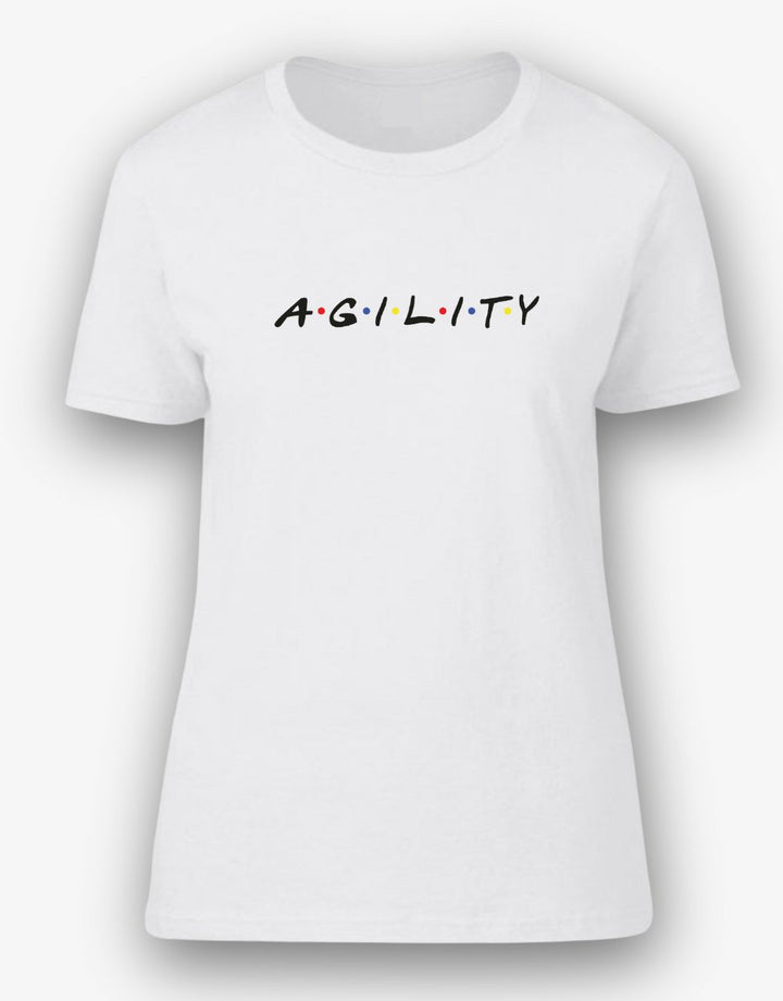 Agility Women's T - shirt - Pooch - T - S - AWT - 2101 - SW