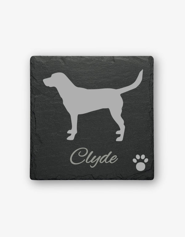 Labrador Personalised Slate Coaster - Pooch - BRE - LPS - 1465 - S