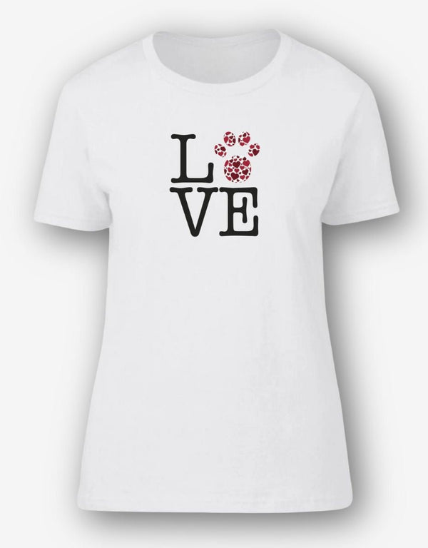 Love Paw Print Women's T - shirt - Pooch - T - S - LPP - 1714 - SWL