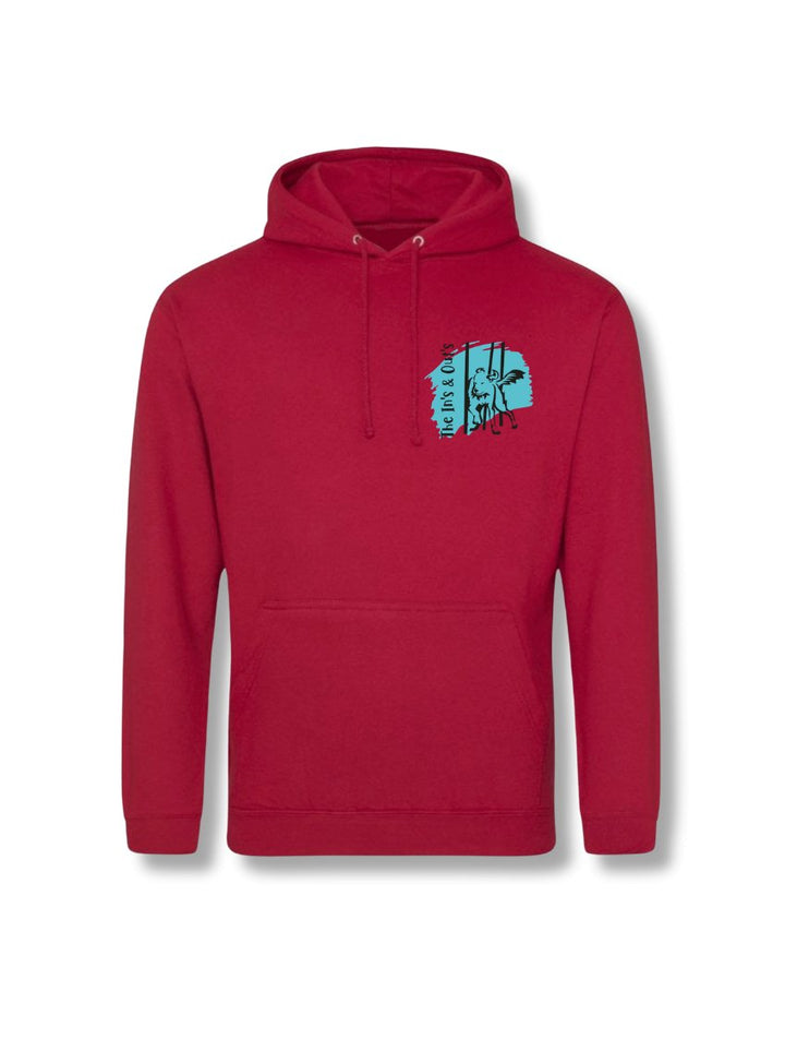 The In's & Out's Red Hoodie - Pooch-CLU-COT-4064-S