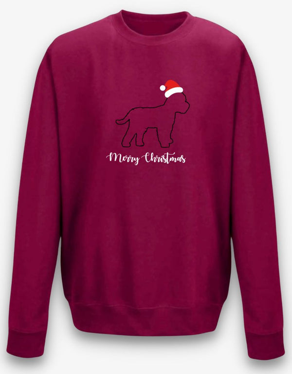 Cockapoo Outline Christmas Jumper - Pooch-